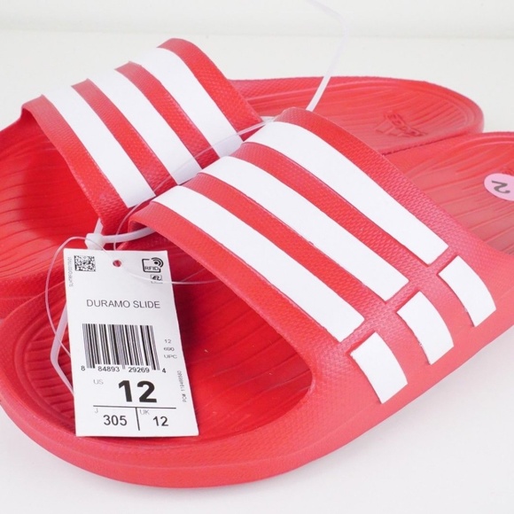 Adidas Duramo Sandal Slipper Mens Flip Flops - Picture 4 of 8